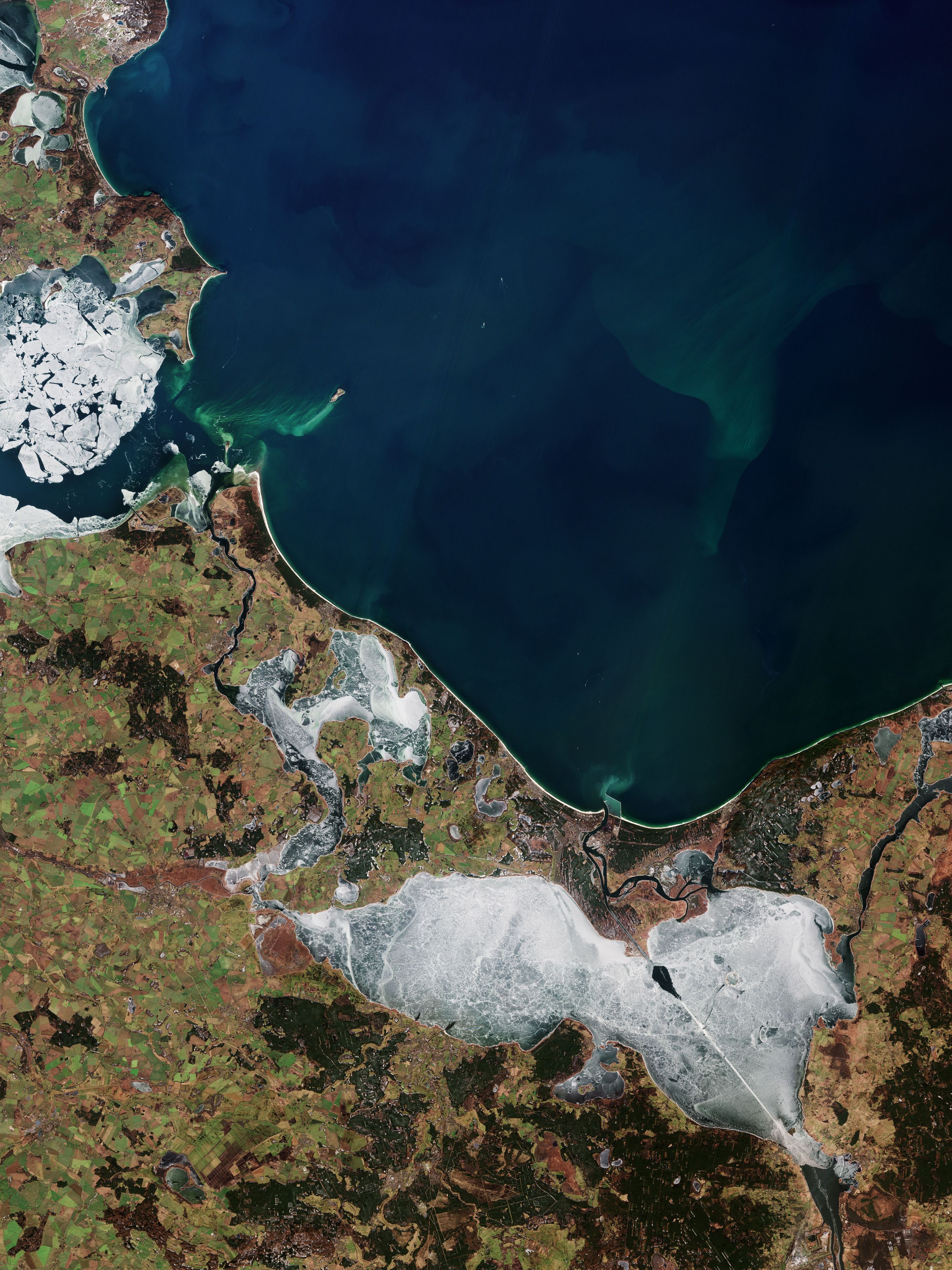 ESA - Immagine della settimana:  Meclemburgo–Pomerania Anteriore, Germania (23 gennaio 2022)